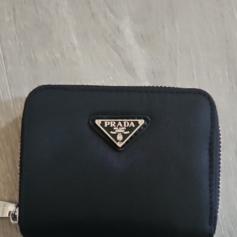Prada Black Nylon Wallet
